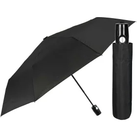 Foldable Umbrella Perletti Black 96 cm Automatic by Perletti, Folding Umbrellas - Ref: S8430260, Price: 8,80 €, Discount: %