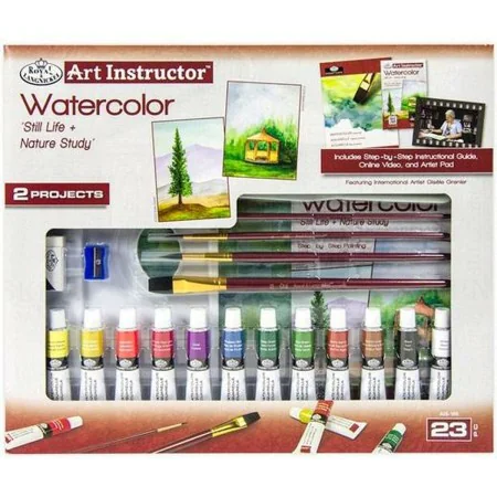 Set de peintures aquarelle Royal & Langnickel Art Instructor 23 Pièces de Royal & Langnickel, Peintures - Réf : S8430283, Pri...