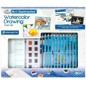 Watercolour paint set Royal & Langnickel Art Instructor 30 Pieces by Royal & Langnickel, Paints - Ref: S8430284, Price: 29,51...