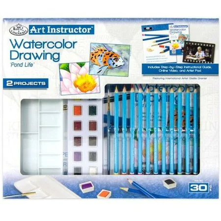 Set per Pittura ad Acquarello Royal & Langnickel Art Instructor 30 Pezzi di Royal & Langnickel, Colori - Rif: S8430284, Prezz...