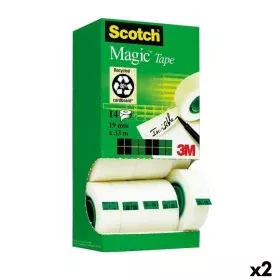 Ensemble de Rubans Adhésifs Scotch Invisible Magic 14 Pièces 19 mm x 33 m (2 Unités) de Scotch, Rubans adhésifs - Réf : S8430...