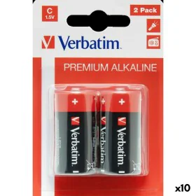 Alkaline Batteries Verbatim LR14 1,5 V (10 Units) by Verbatim, Disposable Batteries - Ref: S8430717, Price: 18,82 €, Discount: %