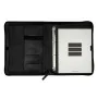 Zippered document holder Finocam Andrea 26,5 x 33,5 x 4 cm Black A4 by Finocam, Folders - Ref: S8430851, Price: 125,86 €, Dis...