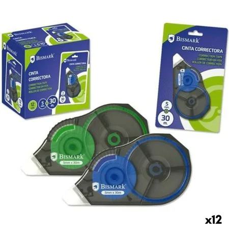 Correction Tape Bismark 30 m 4,2 mm (12 Units) by Bismark, Correction Tape - Ref: S8430855, Price: 20,78 €, Discount: %