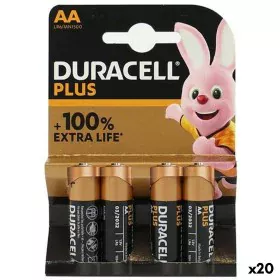 Piles Alcalines DURACELL Plus Extra LR06 1,5 V (20 Unités) de DURACELL, Piles jetables - Réf : S8430863, Prix : 59,13 €, Remi...