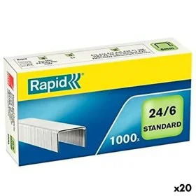 Grampos Rapid 24/6 6 mm (20 Unidades) de Rapid, Grampos - Ref: S8430918, Preço: 12,41 €, Desconto: %