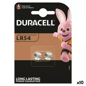 Pilhas de Botão Alcalinas DURACELL LR1130 LR54 2 Peças 10 Unidades 1,5 V de DURACELL, Pilhas - Ref: S8430990, Preço: 15,13 €,...