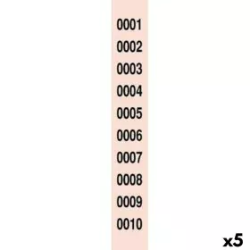 Raffle Number Strips 1-10000 (5 Units) by BigBuy Office, Money & Rent Receipts - Ref: S8431003, Price: 38,27 €, Discount: %