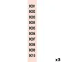 Raffle Number Strips 1-10000 (5 Units) by BigBuy Office, Money & Rent Receipts - Ref: S8431003, Price: 39,98 €, Discount: %