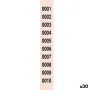 Raffle Number Strips 1-2000 (30 Units) by BigBuy Office, Money & Rent Receipts - Ref: S8431004, Price: 52,97 €, Discount: %