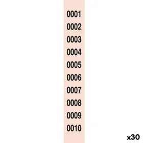 Bandes de numéros de tombola 1-2000 (30 Unités) de BigBuy Office, Carnets de reçus & de quittance de loyer - Réf : S8431004, ...