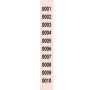 Raffle Number Strips 1-2000 (30 Units) by BigBuy Office, Money & Rent Receipts - Ref: S8431004, Price: 52,97 €, Discount: %