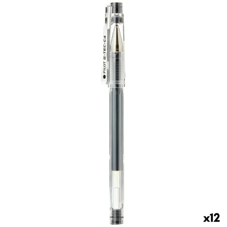 Gel pen Pilot G-TEC C4 Black 0,2 mm (12 Units) by Pilot, Gel Ink Rollerball Pens - Ref: S8431036, Price: 26,34 €, Discount: %