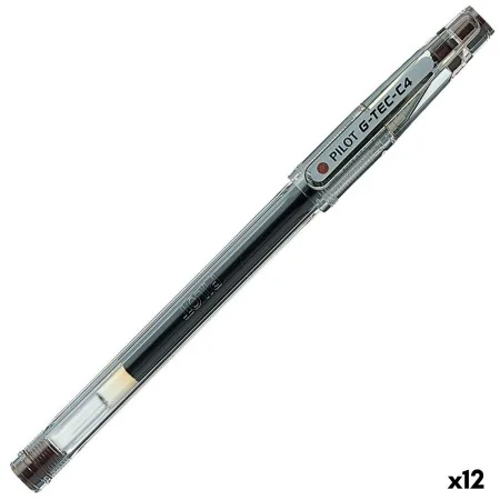 Stylo gel Pilot G-TEC C4 Marron 0,2 mm (12 Unités) de Pilot, Stylos à bille à encre gel - Réf : S8431037, Prix : 26,34 €, Rem...