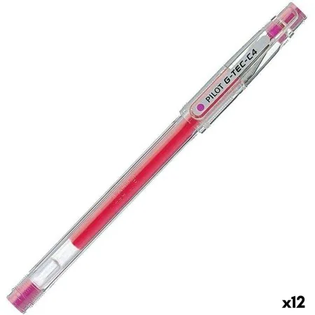 Stylo gel Pilot G-TEC C4 Rose 0,2 mm (12 Unités) de Pilot, Stylos à bille à encre gel - Réf : S8431042, Prix : 27,50 €, Remis...