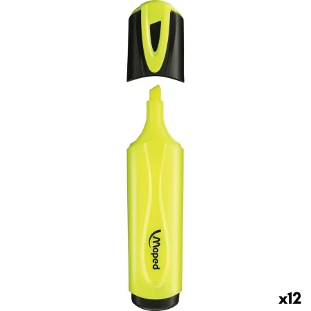 Marcador Fluorescente Maped Peps Classic Amarelo (12 Unidades) de Maped, Canetas de feltro - Ref: S8431201, Preço: 7,43 €, De...