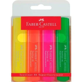 Ensemble de Marqueurs Fluorescents Faber-Castell TEXTLINER 46 Multicouleur (4 Unités) de Faber-Castell, Surligneurs - Réf : S...