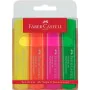 Ensemble de Marqueurs Fluorescents Faber-Castell TEXTLINER 46 Multicouleur (4 Unités) de Faber-Castell, Surligneurs - Réf : S...