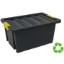 Storage Box with Lid Archivo 2000 Black 43 x 63 x 30 cm 55 L by Archivo 2000, File classifiers and storage - Ref: S8431298, P...