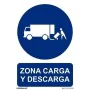 Schild Archivo 2000 "ZONA CARGA Y DESCARGA" Polypropylen 32 x 30 cm von Archivo 2000, Sicherheitsschilder - Ref: S8431329, Pr...