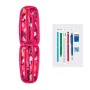 Trousse d'écolier Milan Patins 31 Pièces Rose 22,5 x 11,5 x 11 cm de Milan, Trousses - Réf : S8431376, Prix : 30,69 €, Remise...