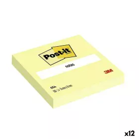 Haftnotizen Post-it 654 Gelb 76 x 76 mm (12 Stück) von Post-it, Selbstklebende Notizzettel - Ref: S8431441, Preis: 17,63 €, R...