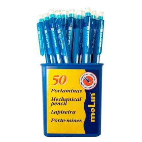 Coffret de porte-mines Molin Bleu 0,5 mm (50 Pièces) de Molin, Porte-mines - Réf : S8431449, Prix : 14,79 €, Remise : %