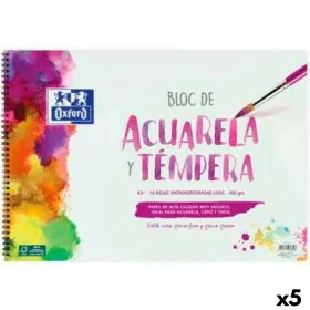 Blocco per acquerello Oxford 10 Fogli 300 g/m² (5 Unità) di Oxford, Carta per acquarelli - Rif: S8431497, Prezzo: 40,13 €, Sc...