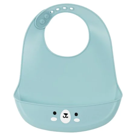 Bavoir Safta Silicone Bleu (21 x 2 x 26 cm) de Safta, Bavoirs - Réf : S8431670, Prix : 6,81 €, Remise : %