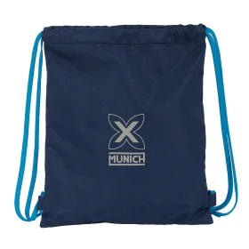 Sac à dos serré par des ficelles Munich Bleu 35 x 1 x 40 cm de Munich, Cartables - Réf : S8431753, Prix : 12,20 €, Remise : %