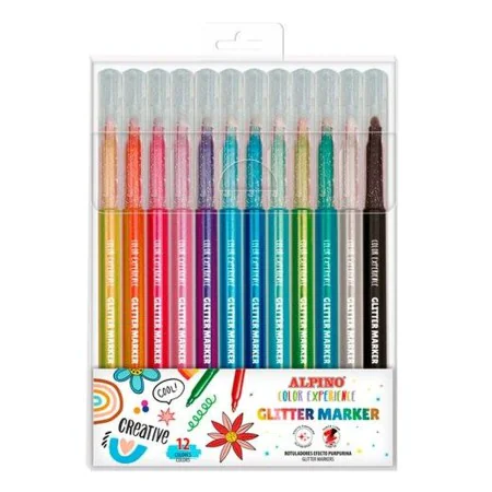 Set di Pennarelli Alpino Color Experience Multicolore Porporina 12 Pezzi di Alpino, Penne a punta porosa - Rif: S8432053, Pre...