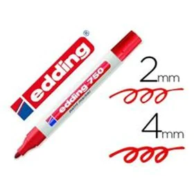 Marqueur permanent Edding Rouge 2-4 mm (10 Unités) de Edding, Marqueurs indélébiles & Stylos-marqueurs - Réf : S8432342, Prix...