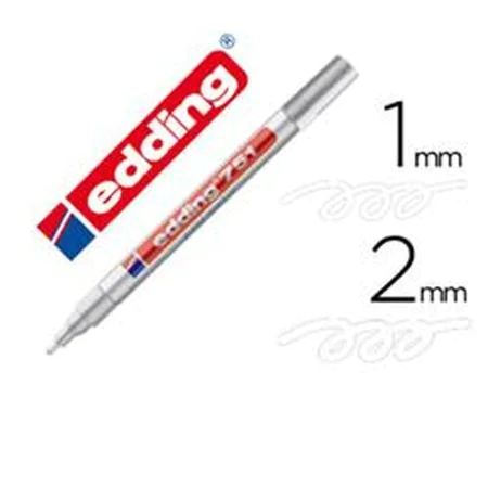 Marqueur permanent Edding Blanc de Edding, Marqueurs indélébiles & Stylos-marqueurs - Réf : S8432354, Prix : 5,43 €, Remise : %