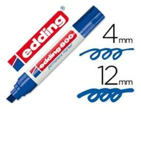 Marqueur permanent Edding Bleu de Edding, Marqueurs indélébiles & Stylos-marqueurs - Réf : S8432362, Prix : 7,18 €, Remise : %