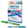 Ensemble de Marqueurs Giotto Turbo Soft Brush Multicouleur Coffret Pinceau 10 Pièces de Giotto, Stylos feutre - Réf : S843278...