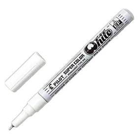 Rotulador permanente Pilot Super Color Branco 0,5 mm Descartável de Pilot, Marcadores permanentes - Ref: S8433202, Preço: 4,4...