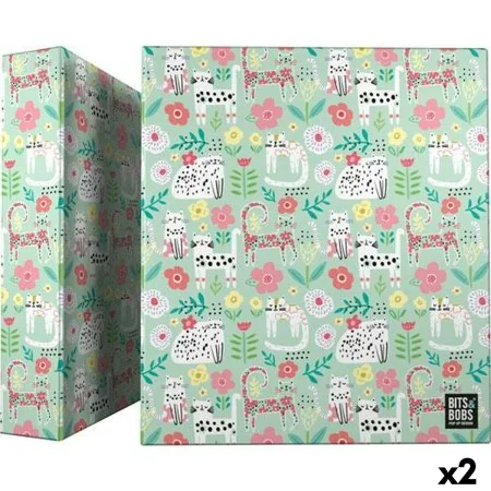 Carpeta de anillas Bits&Bobs Cats Multicolor A4 (2 Unidades) de Bits&Bobs, Carpetas - Ref: S8433799, Precio: 14,77 €, Descuen...