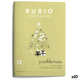 Maths exercise book Rubio Nº12 A5 Spanish 20 Sheets (10 Units) by Cuadernos Rubio, Exercise notebooks - Ref: S8433814, Price:...