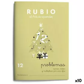 Caderno quadriculado Rubio Nº12 A5 Espanhol 20 Folhas (10 Unidades) de Cuadernos Rubio, Livros de exercícios - Ref: S8433814,...