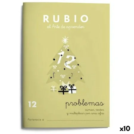 Mathematik-Heft Rubio Nº12 A5 Spanisch 20 Blatt (10 Stück) von Cuadernos Rubio, Schulhefte - Ref: S8433814, Preis: 13,00 €, R...