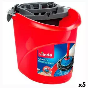 Cubo de Fregar Vileda Rojo 10 L (5 Unidades) de Vileda, Cubos - Ref: S8433826, Precio: 57,18 €, Descuento: %