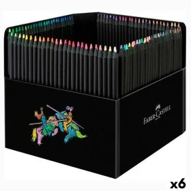 Matite colorate Faber-Castell Black Edition Multicolore (6 Unità) di Faber-Castell, Materiali da disegno - Rif: S8433828, Pre...