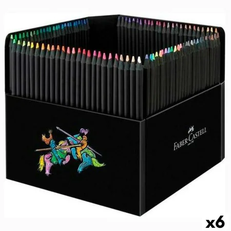 Lápices de colores Faber-Castell Black Edition Multicolor (6 Unidades) de Faber-Castell, Materiales de dibujo - Ref: S8433828...