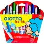 Conjunto de Canetas de Feltro Giotto BE-BÉ Multicolor (6 Unidades) de Giotto, Marcadores de ponta fina - Ref: S8433939, Preço...