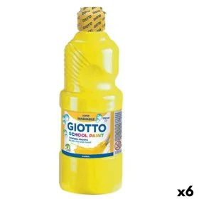 Témpera Giotto School Amarillo 500 ml Lavable (6 Unidades) de Giotto, Pinturas - Ref: S8433951, Precio: 21,42 €, Descuento: %