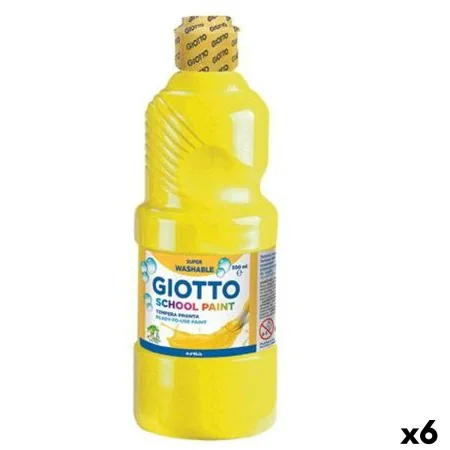 Têmpera Giotto School Amarelo 500 ml Lavável (6 Unidades) de Giotto, Tintas - Ref: S8433951, Preço: 21,42 €, Desconto: %