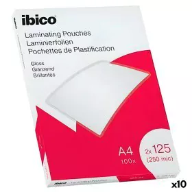 Lâminas para plastificar Ibico A4 0,25 mm Brilho (10 Unidades) de Ibico, Capas para plastificar - Ref: S8433957, Preço: 101,4...