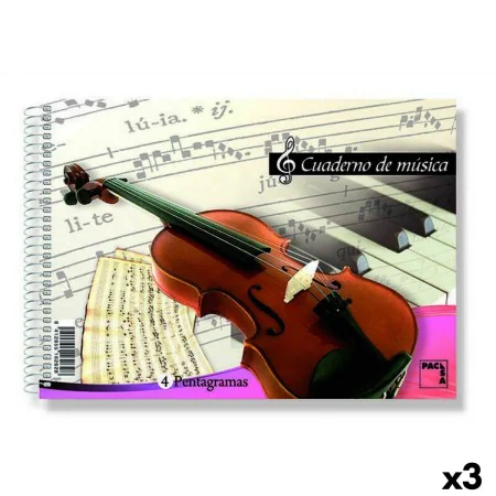 Bloc de Música Pacsa A4 20 Hojas 20 Piezas (3 Unidades) de Pacsa, Cuadernos y blocs de música - Ref: S8433961, Precio: 56,35 ...