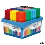 Set of Felt Tip Pens Giotto Turbo Maxi School Multicolour (4 Units) by Giotto, Fineliners - Ref: S8433976, Price: 122,10 €, D...