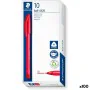 Ensemble de Stylos Staedtler Ball 4320 Rouge 1 mm (100 Unités) de Staedtler, Stylos à bille non rétractable - Réf : S8433984,...